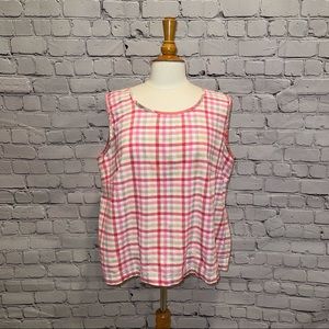 Cabin Creek Pink Sleeveless Blouse